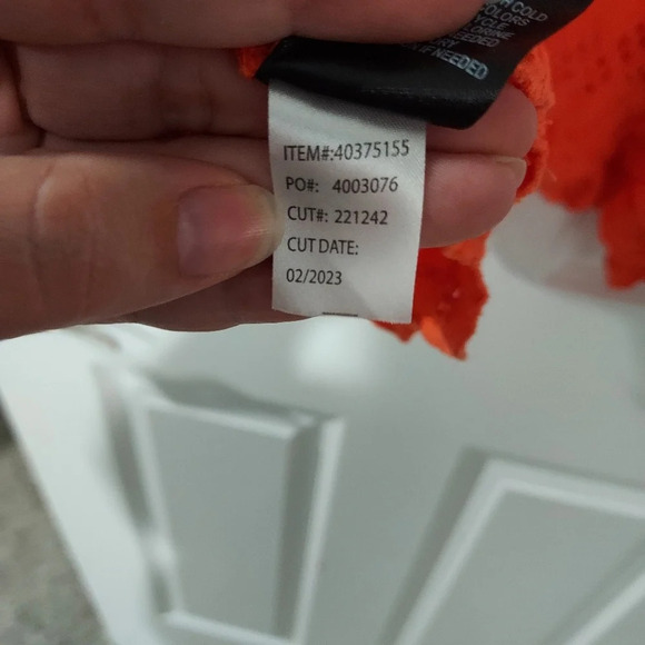 Torrid Nasturtium Eyelet Ruffle Tie Front Tank Top in Size 2 - 18/20 - Picture 13 of 13